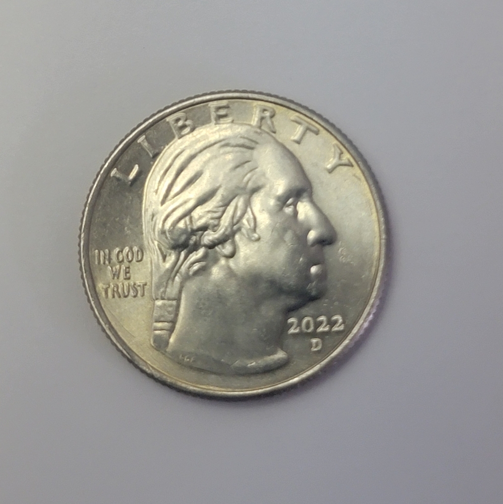 Anna Mae Wong 2022 D Error Quarter